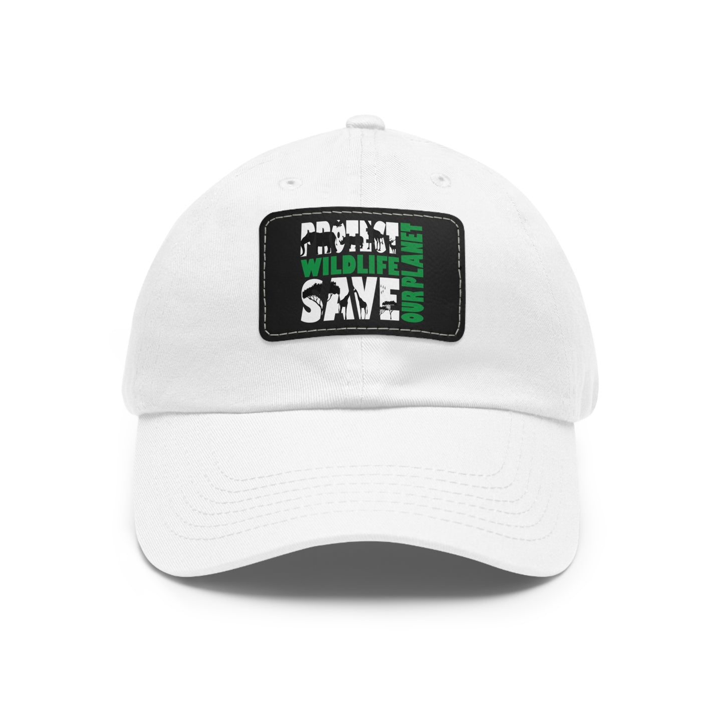 Wildlife & Planet Save Dad Hat with Leather Patch