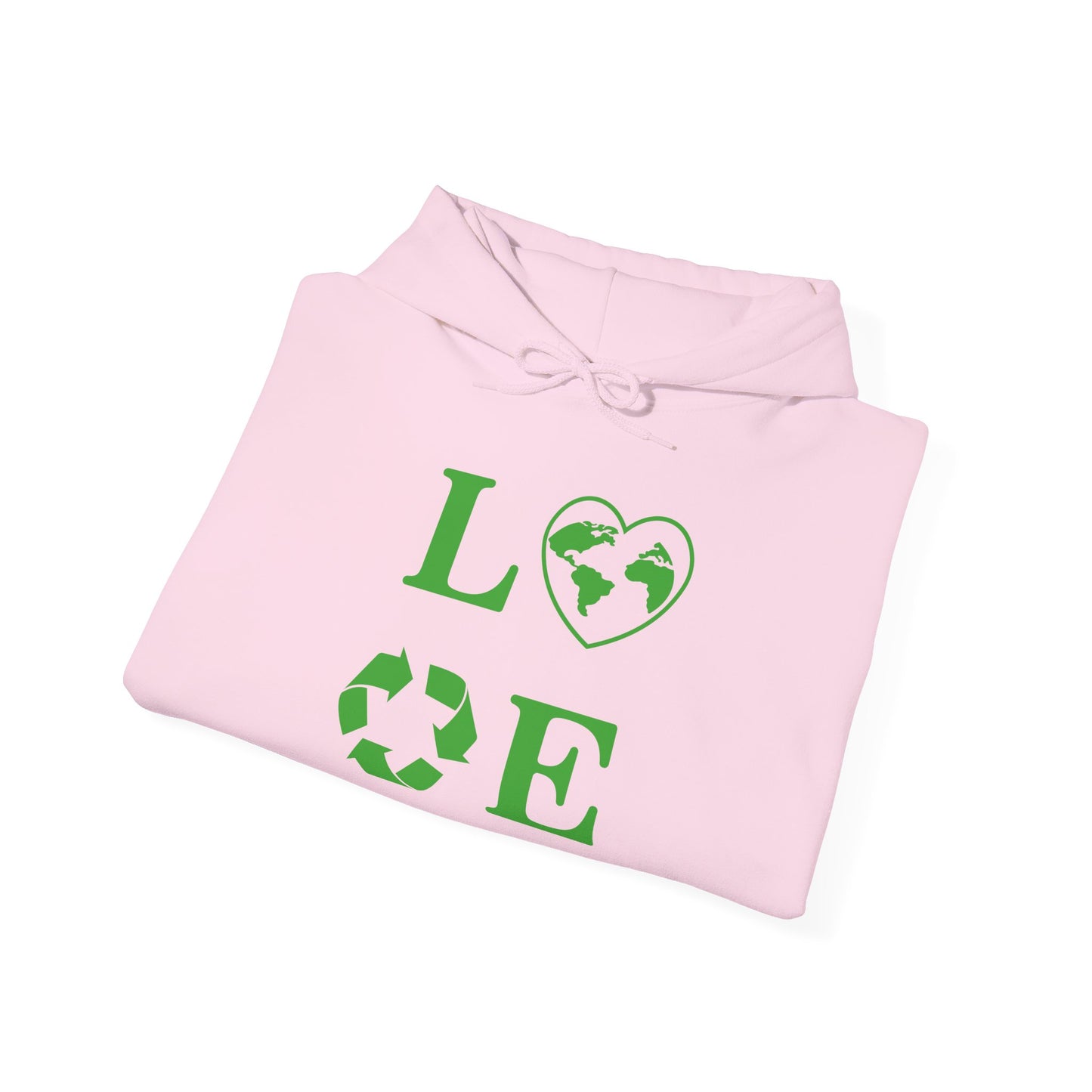 Love Heart Recycling Hoodie