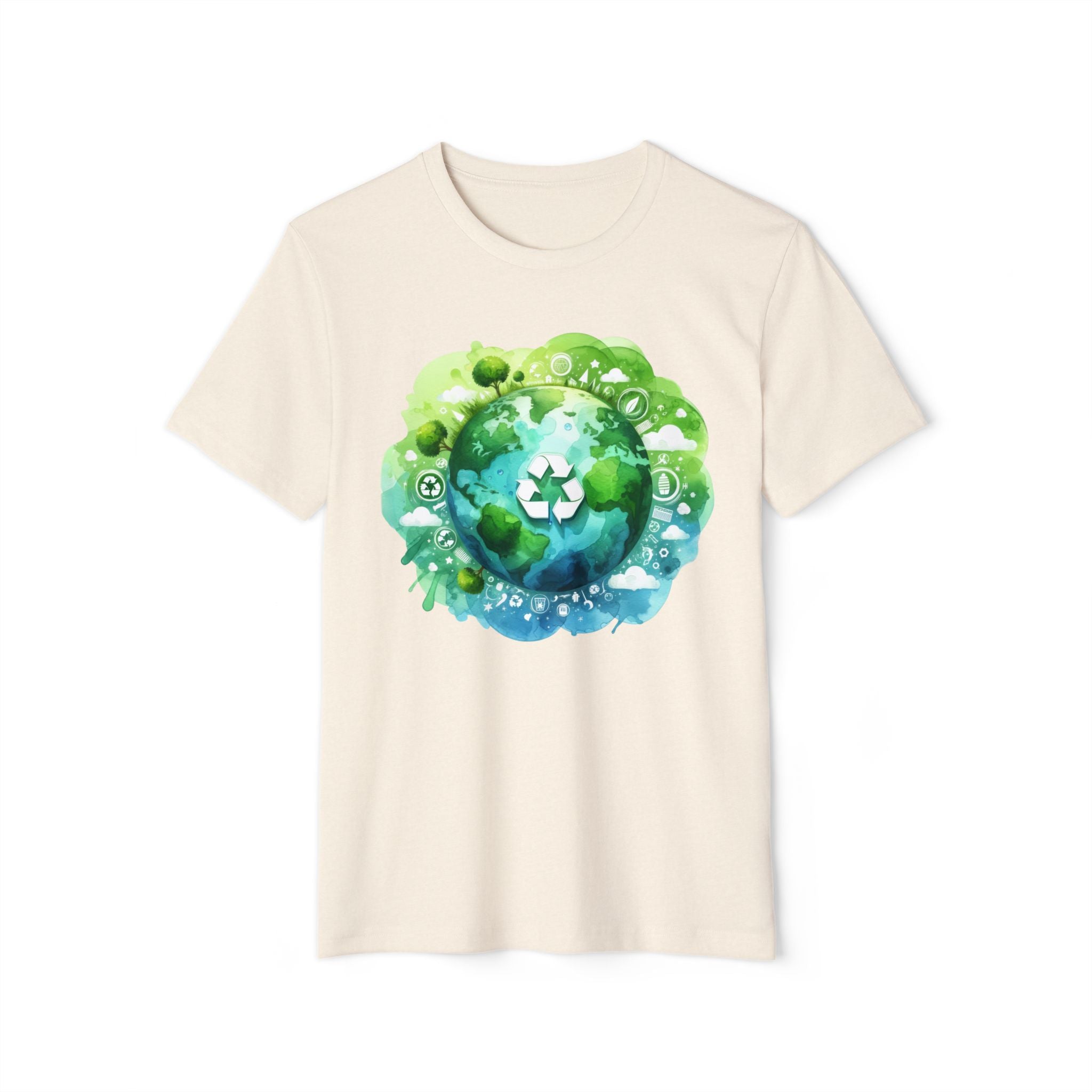 Eco-Friendly Unisex Organic T-Shirt | Recycle & Sustain Earth Design