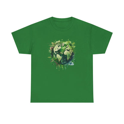 Eco-Friendly World Map T-Shirt - Unisex Tee