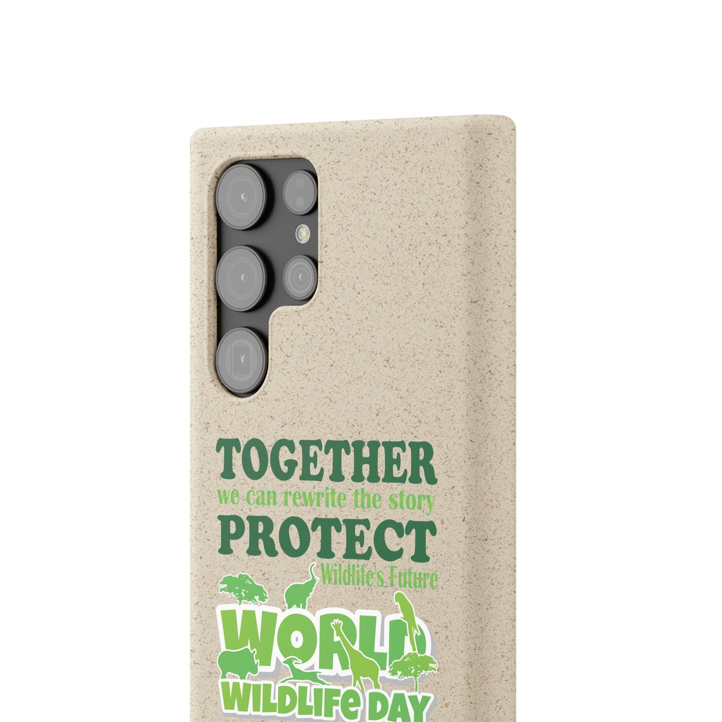 Eco-Friendly Biodegradable Phone Cases for Wildlife Day - Protect Our Planet