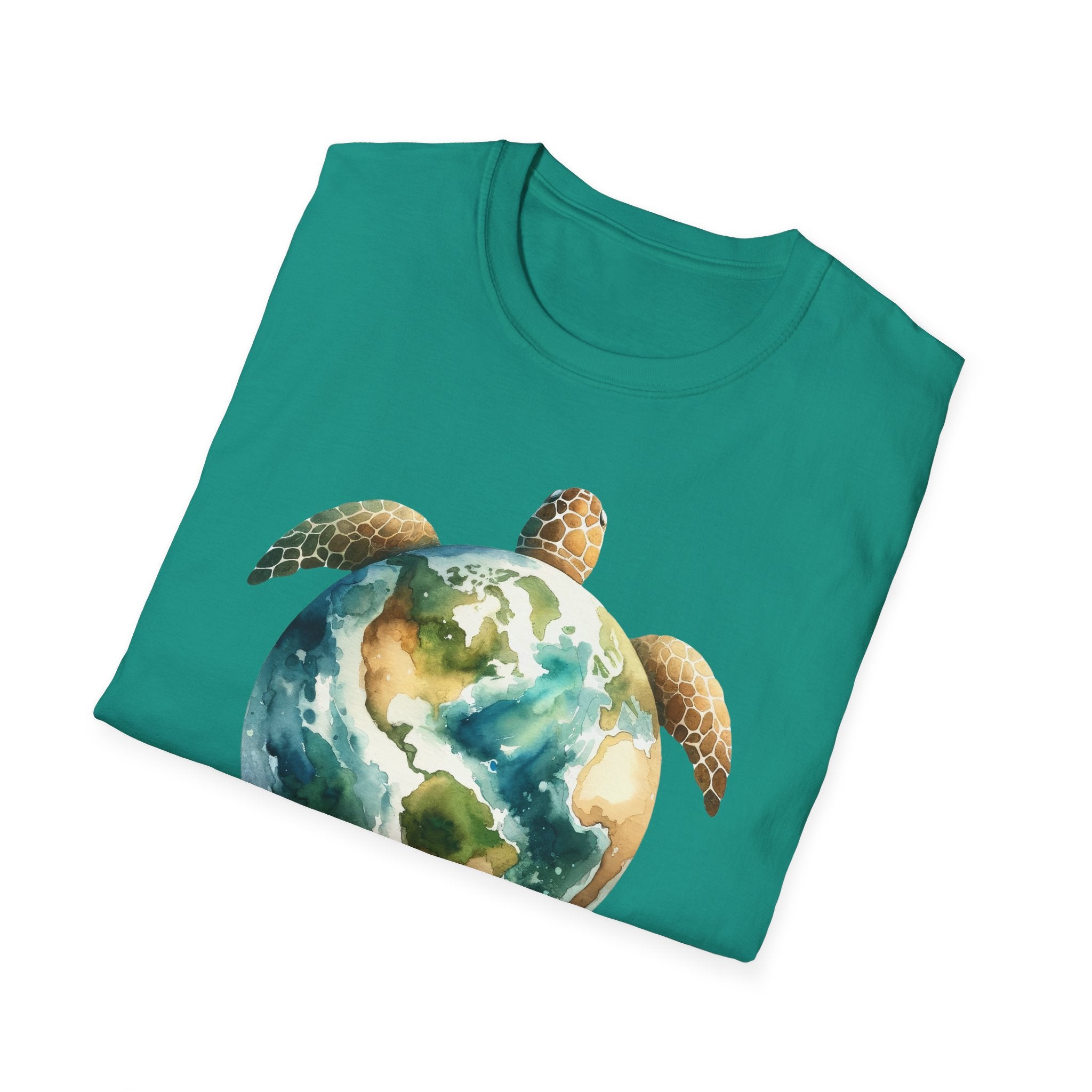 Eco-Friendly Turtle Graphic Unisex Softstyle T-Shirt