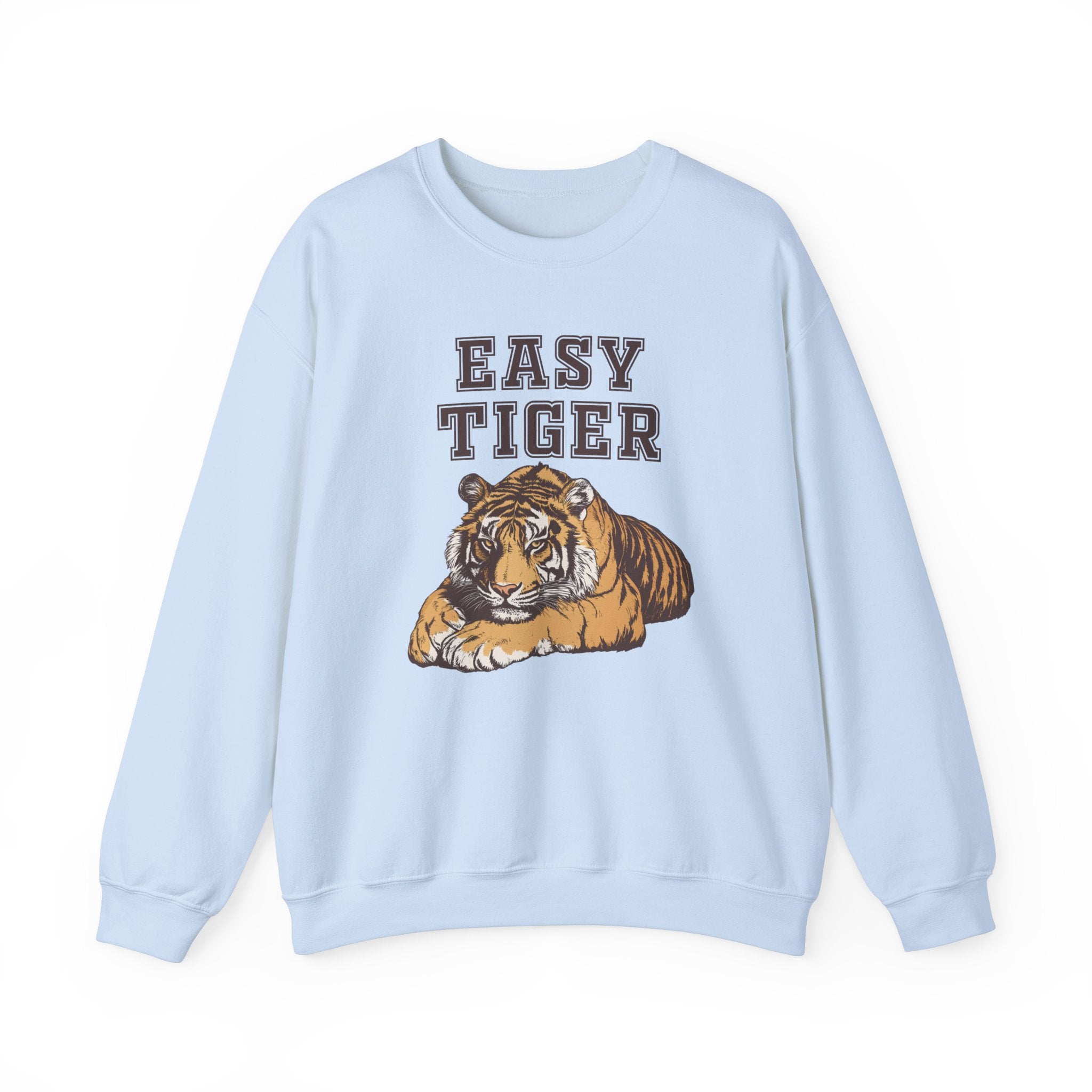 Easy Tiger Unisex Heavy Blend™ Crewneck Sweatshirt - Relaxed Comfort for Animal Lovers