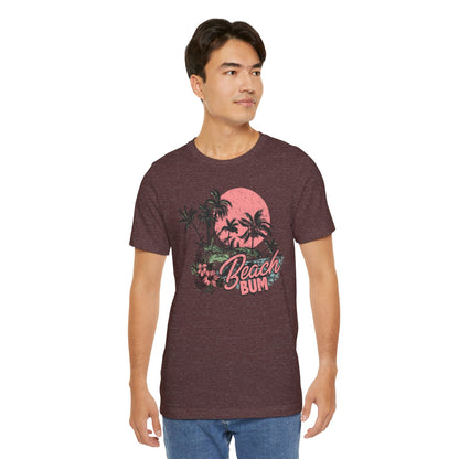 Beach Bum Unisex Short Sleeve Tee - Summer Vibes Shirt