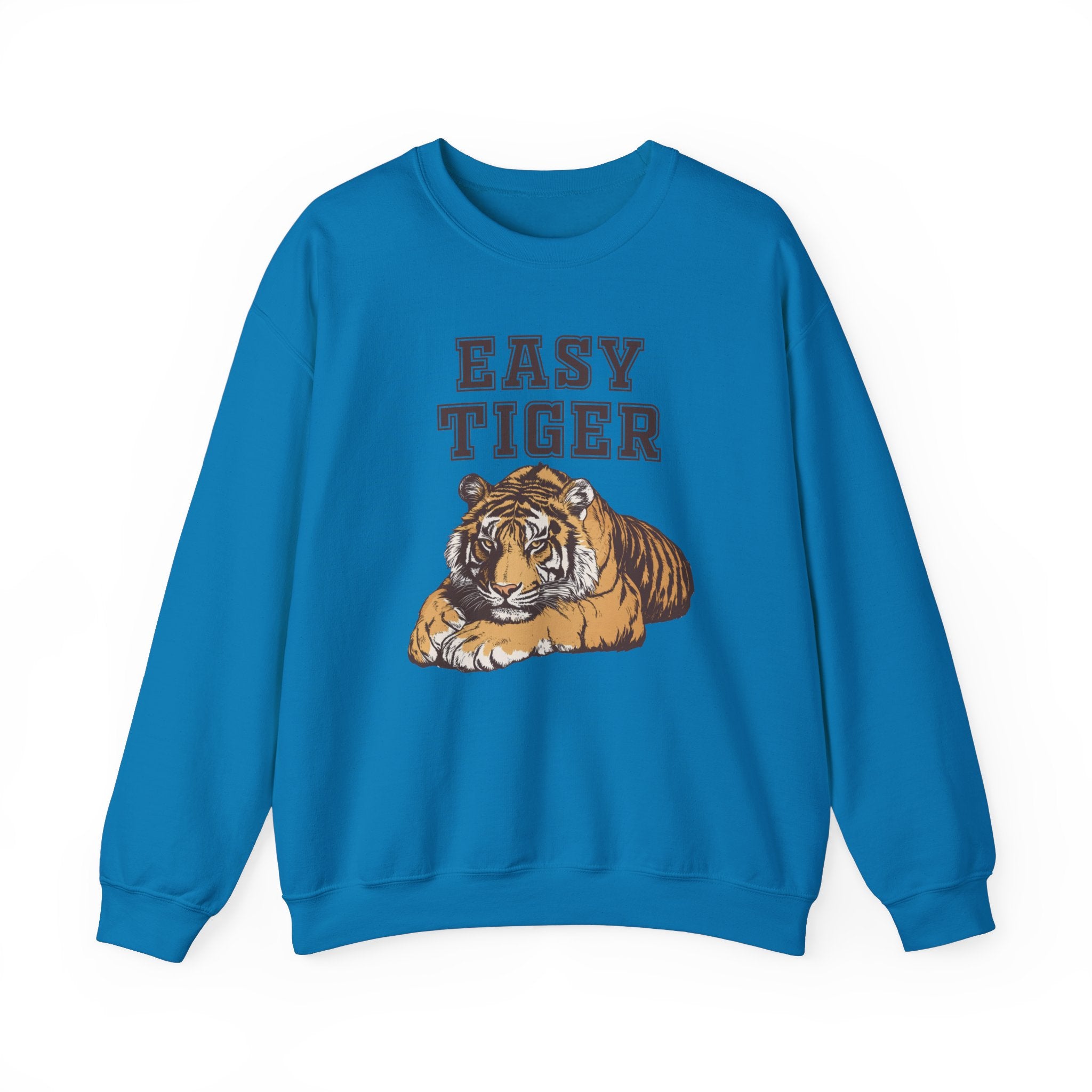 Easy Tiger Unisex Heavy Blend™ Crewneck Sweatshirt - Relaxed Comfort for Animal Lovers