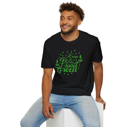 Eco-Friendly Unisex T-Shirt - Keep the Planet Green