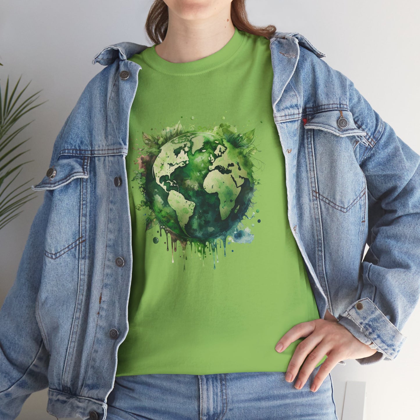 Eco-Friendly World Map T-Shirt - Unisex Tee