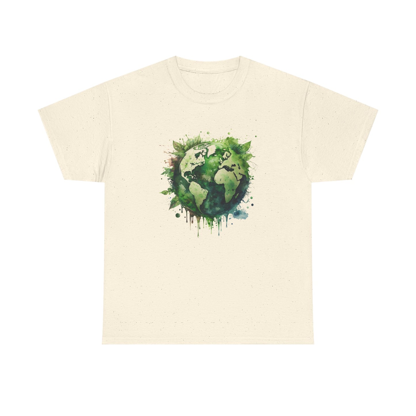 Eco-Friendly World Map T-Shirt - Unisex Tee