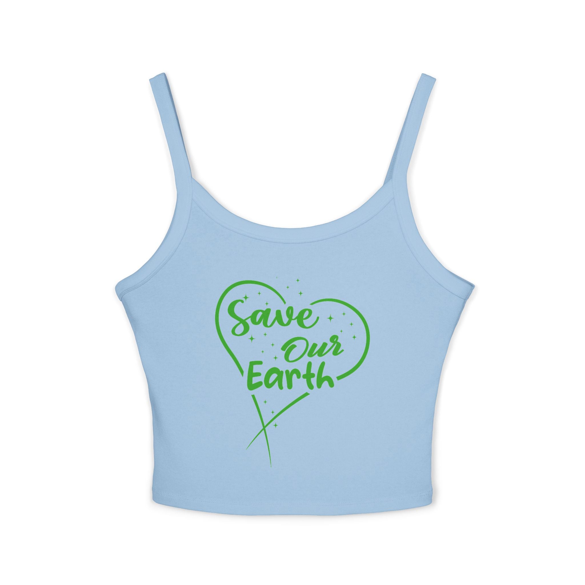 Save Our Earth Women's Tank Top - Eco-Friendly Graphic Design