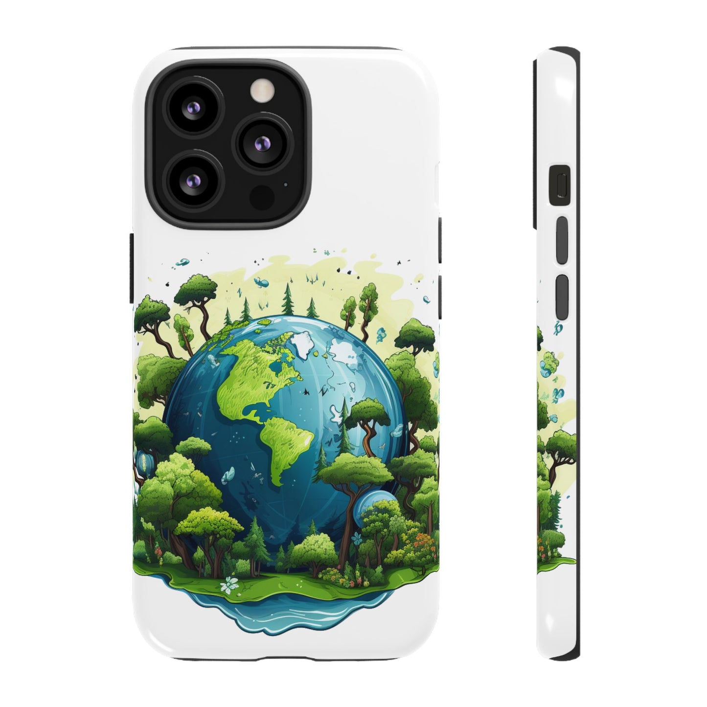 Eco-Friendly Phone Case with Earth Design