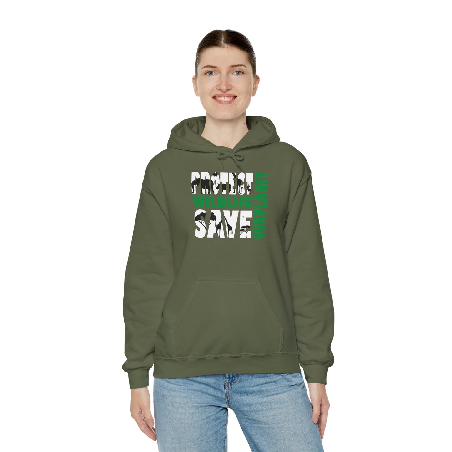 Wildlife Awareness Hooded Sweatshirt