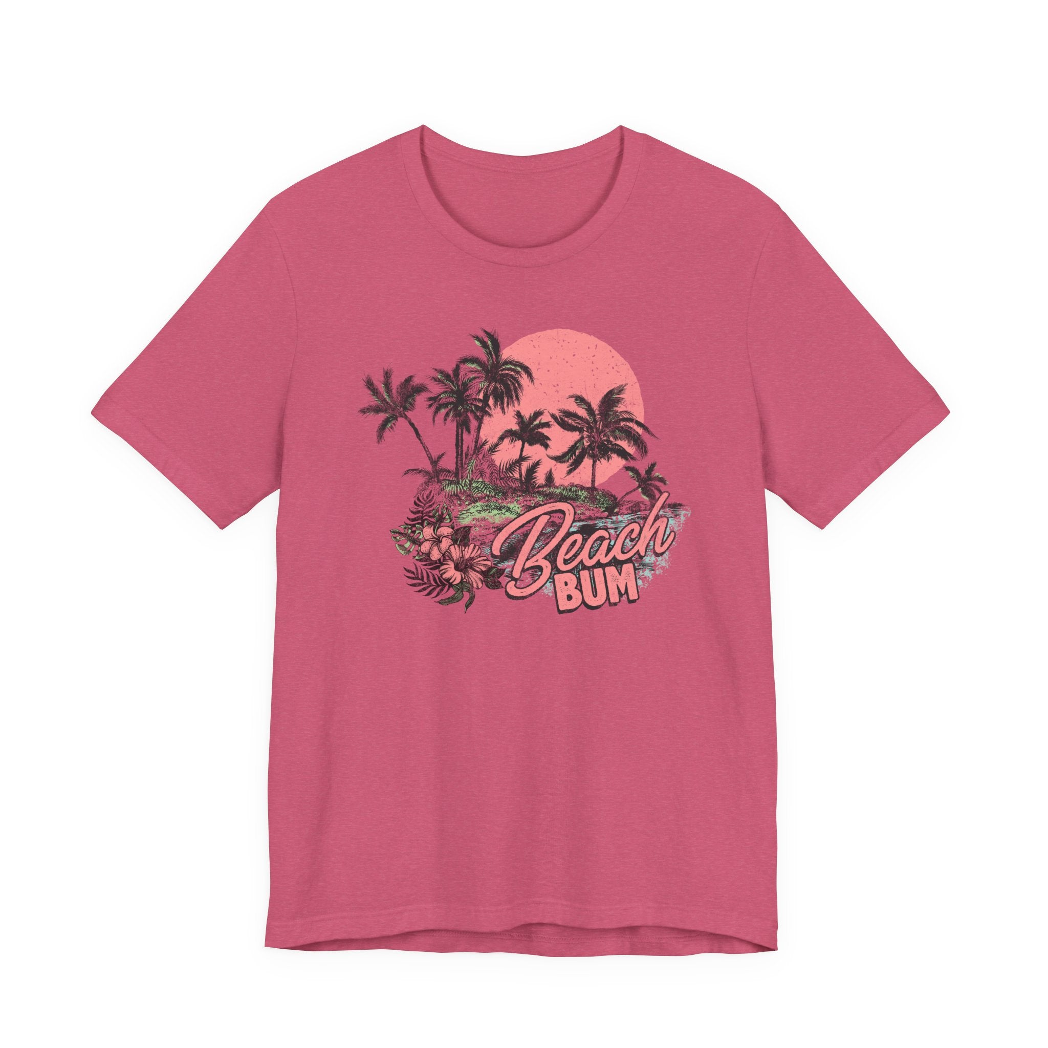 Beach Bum Unisex Short Sleeve Tee - Summer Vibes Shirt