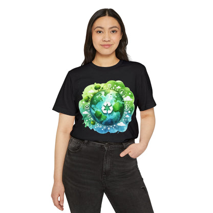 Eco-Friendly Unisex Organic T-Shirt | Recycle & Sustain Earth Design