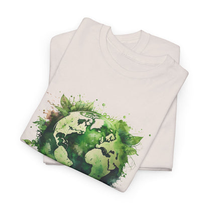 Eco-Friendly World Map T-Shirt - Unisex Tee