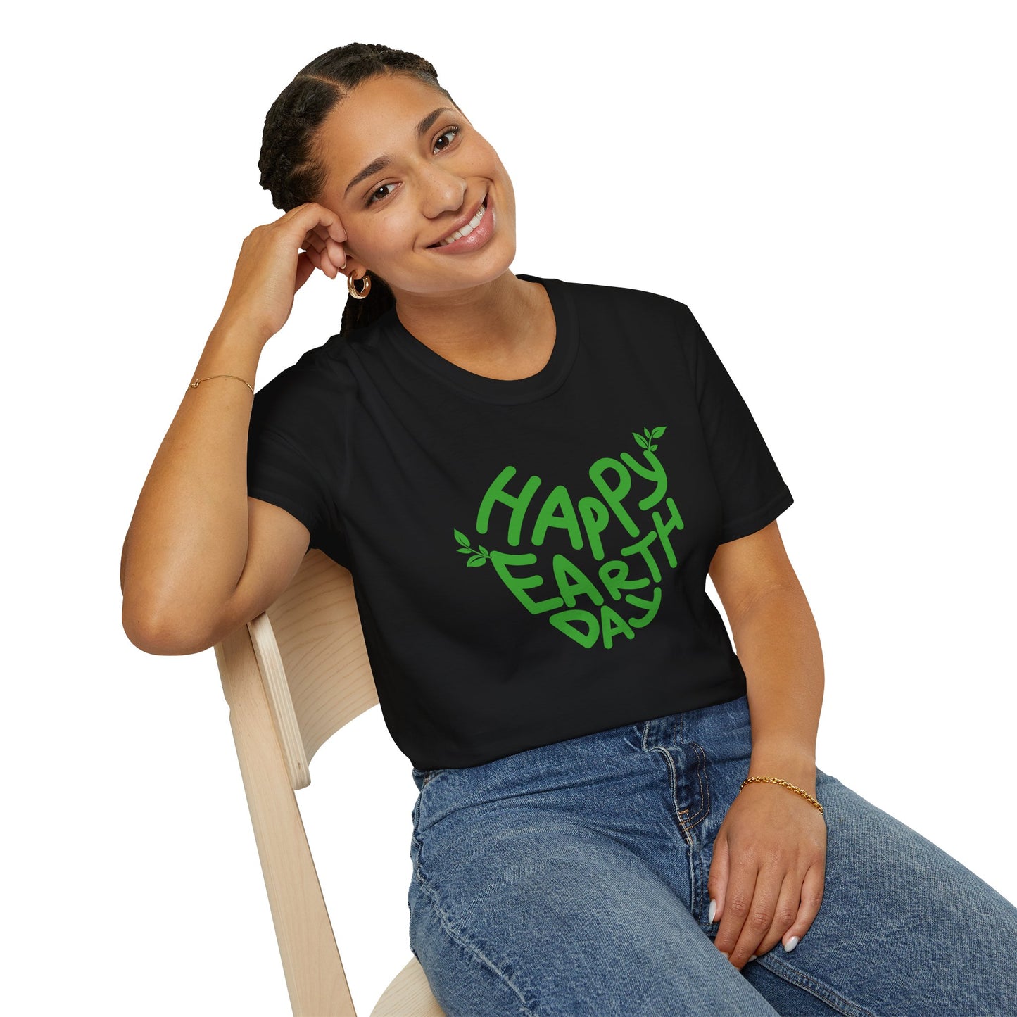 Happy Earth Day Unisex Softstyle T-Shirt - Eco-Friendly Apparel