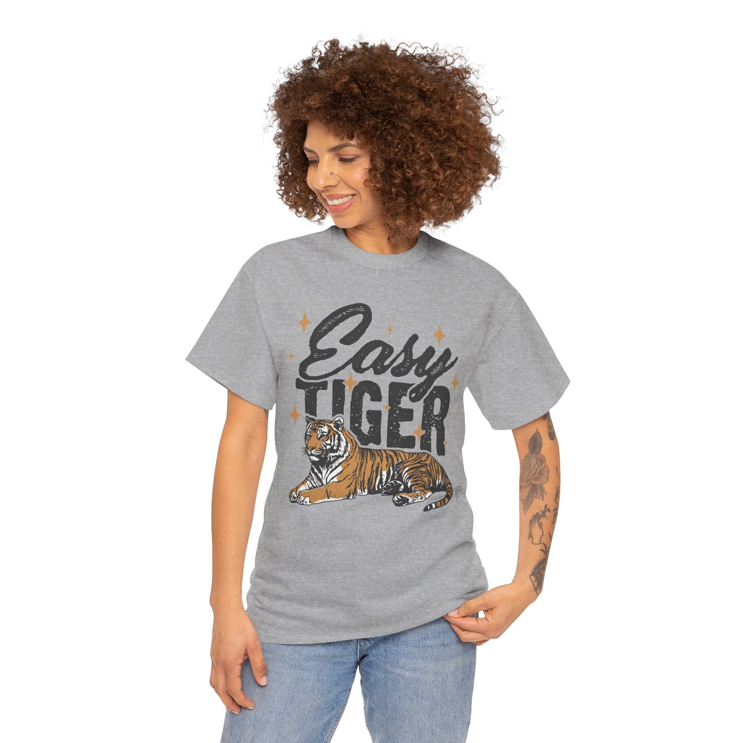 Easy Tiger Tee - Unisex Cotton T-Shirt