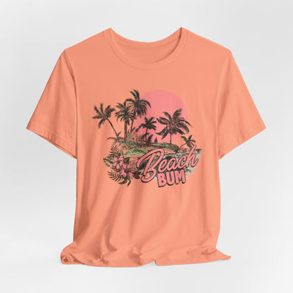 Beach Bum Unisex Short Sleeve Tee - Summer Vibes Shirt