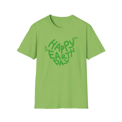 Happy Earth Day Unisex Softstyle T-Shirt - Eco-Friendly Apparel